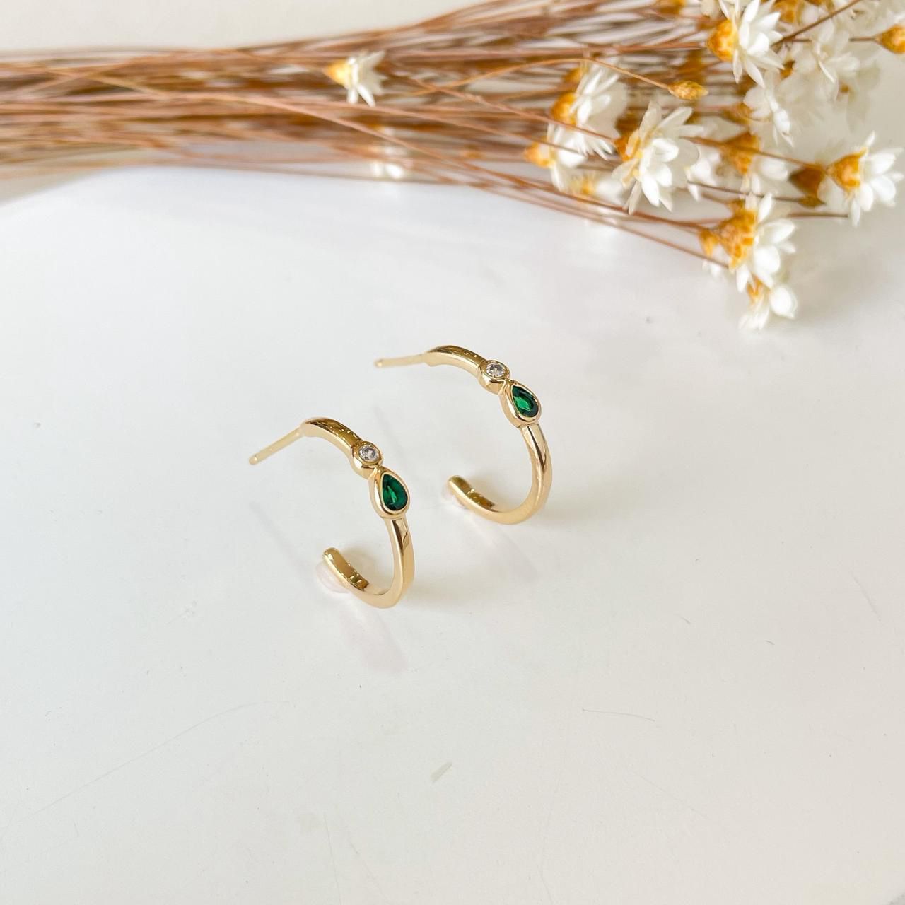 Argola Esmeralda Royale