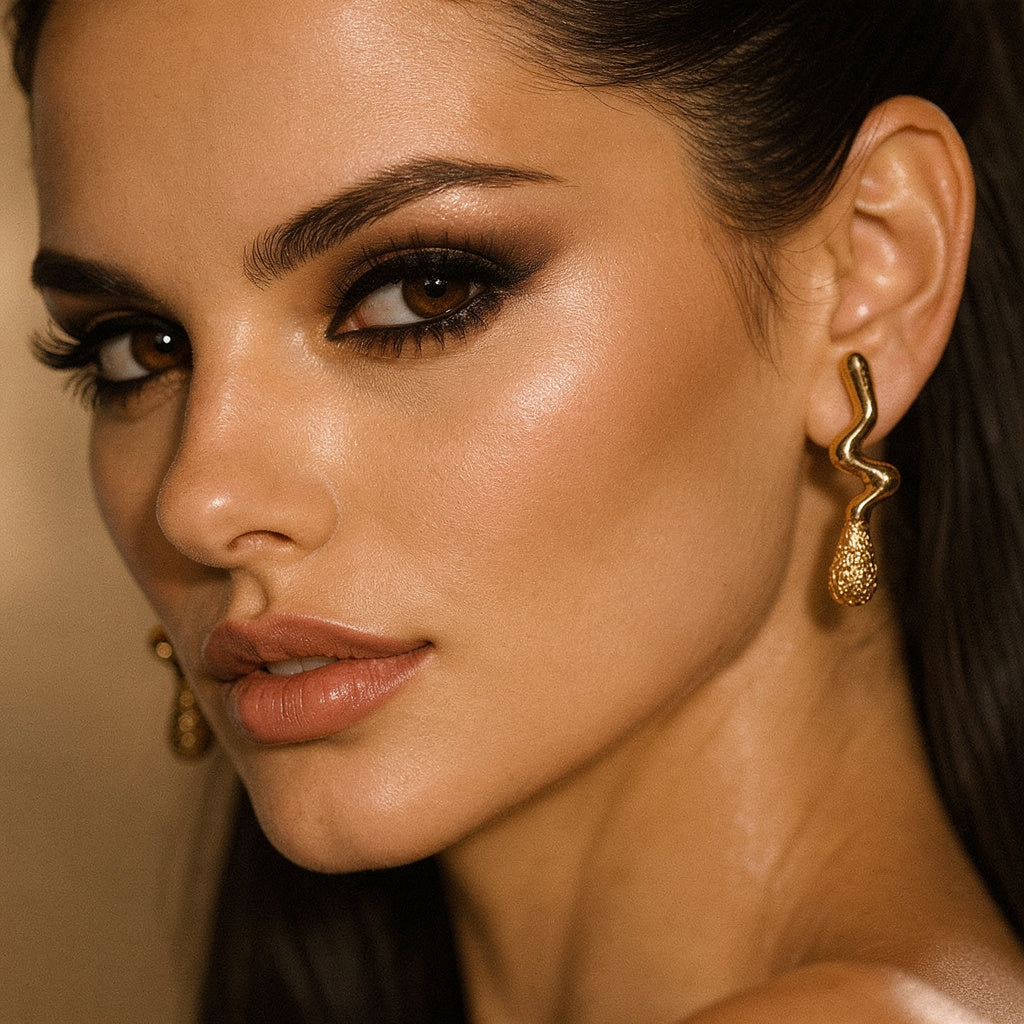Brinco Fluxo Dourado
