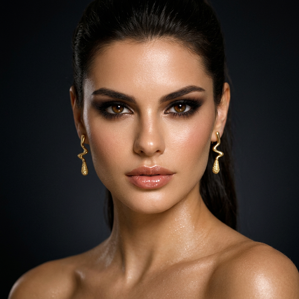 Brinco Fluxo Dourado