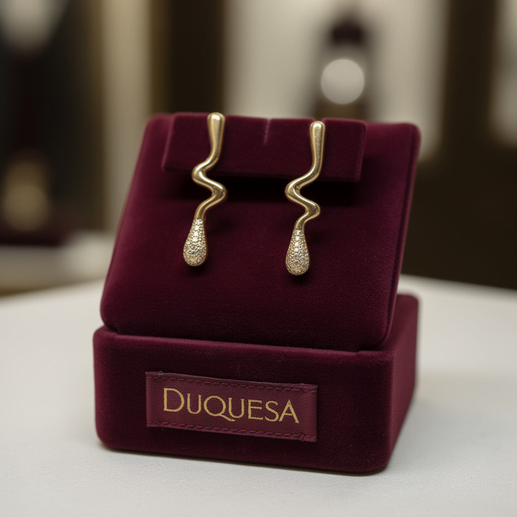 Brinco Fluxo Dourado